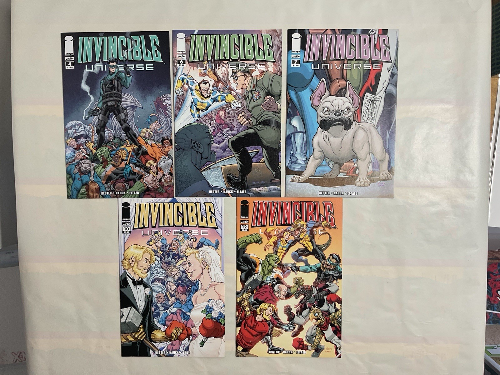 Invincible Universe #4 6 7 10 12 Lot Final Issue Tech Jacket Image 2013.