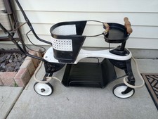 VINTAGE 1940's TAYLOR TOT BABY STROLLER WITH FOLDING HANDLE
