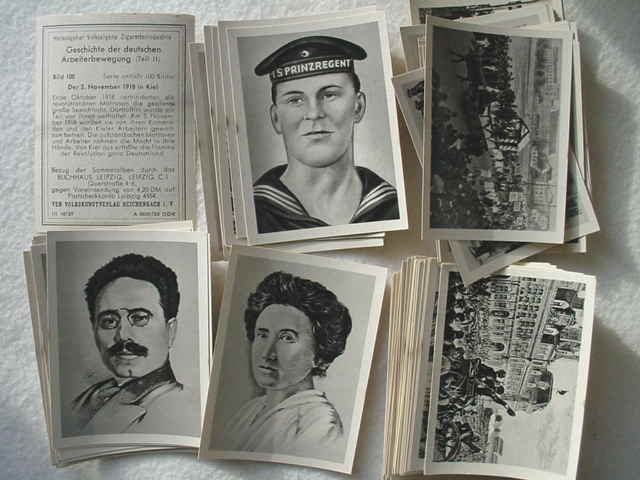 6702 100 Collectible Pictures History of the German Labor Movement II GDR 1955