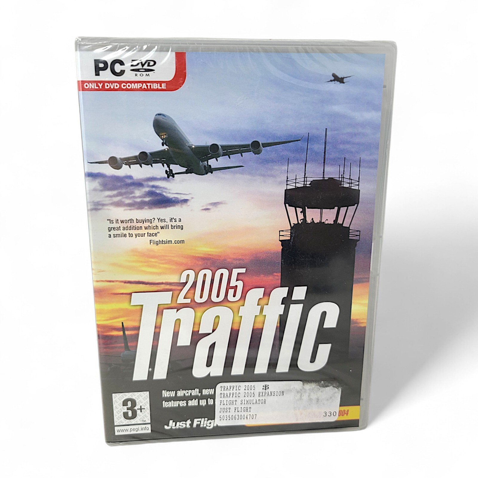 Flight Simulator 2004 Traffic Expansion Just Flight PC DVD Sealed NEW