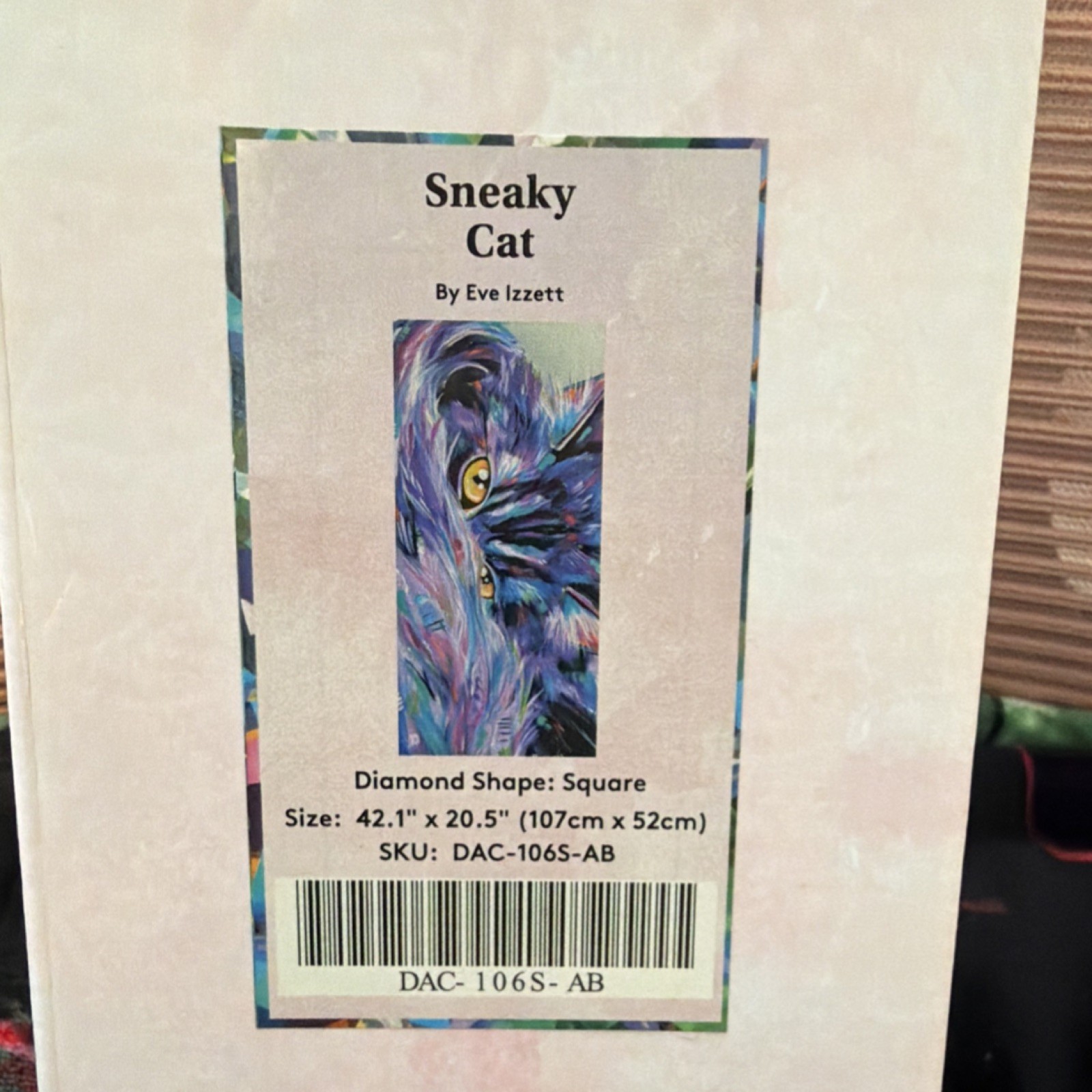 Sneaky Cat - New - Diamond Art Club