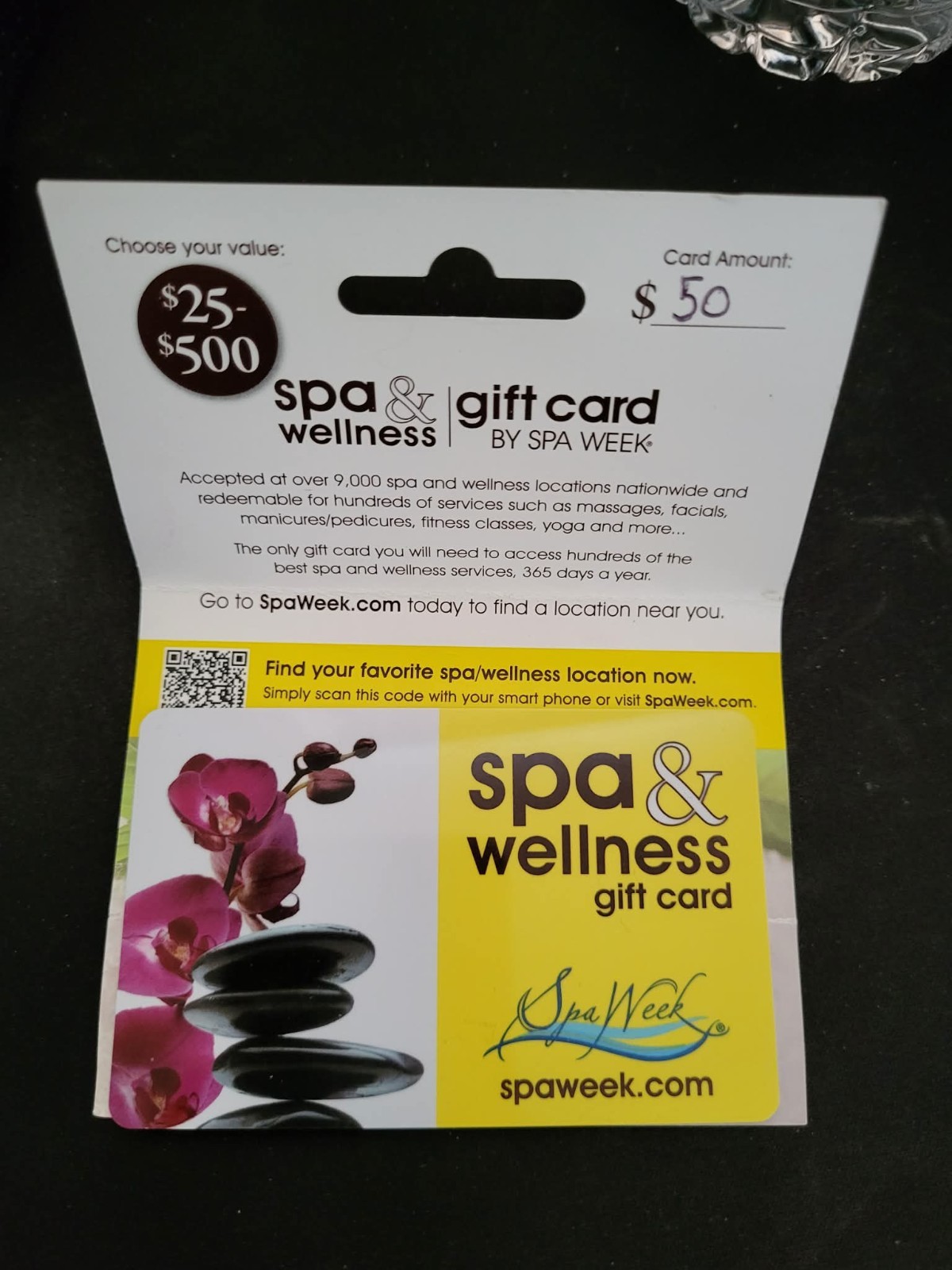 SpaWeek gift card ($50 Value For $45 Free Shipping)