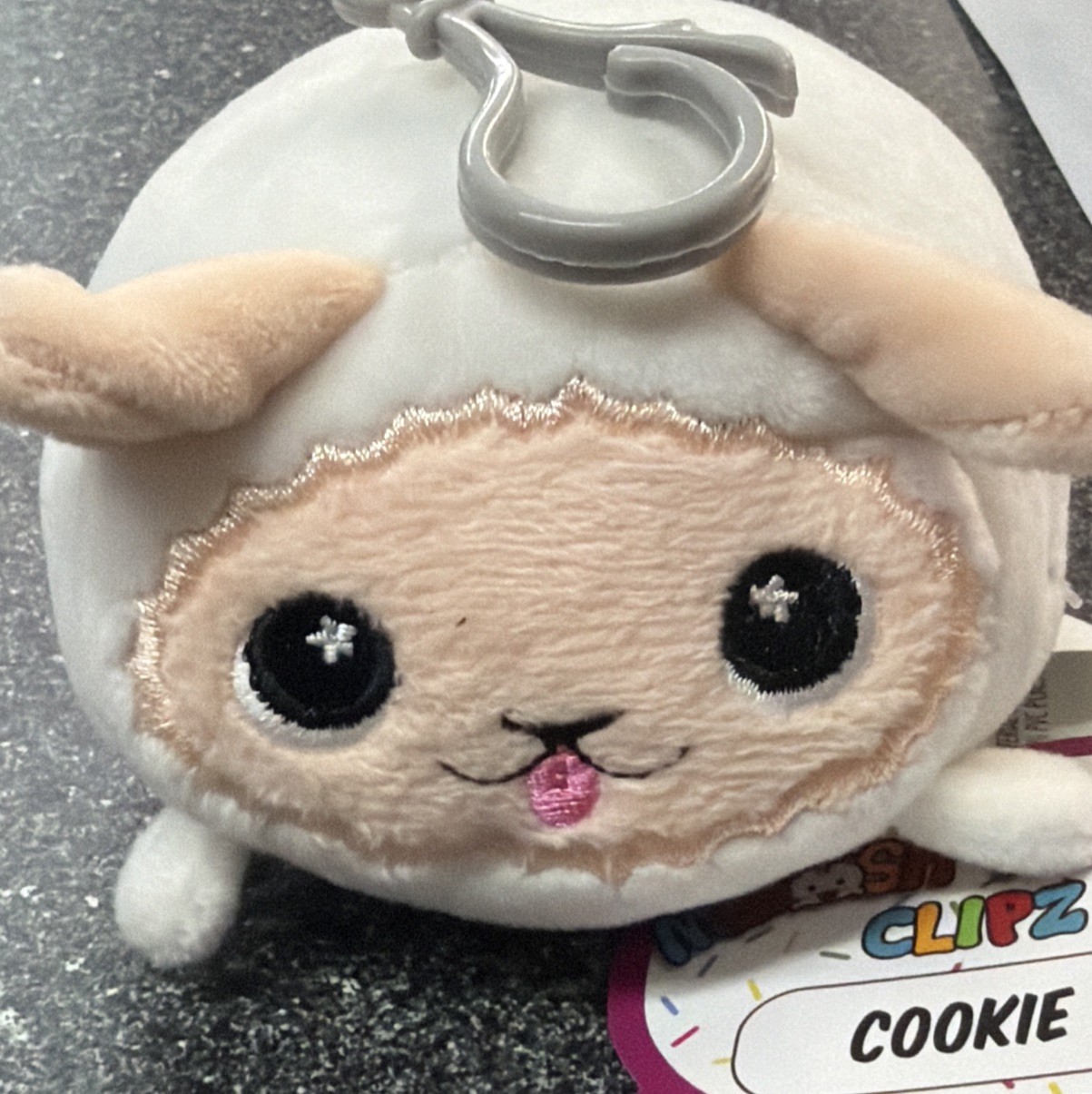 Moosh Moosh Clipz Cookie The Lamb Soft Plush