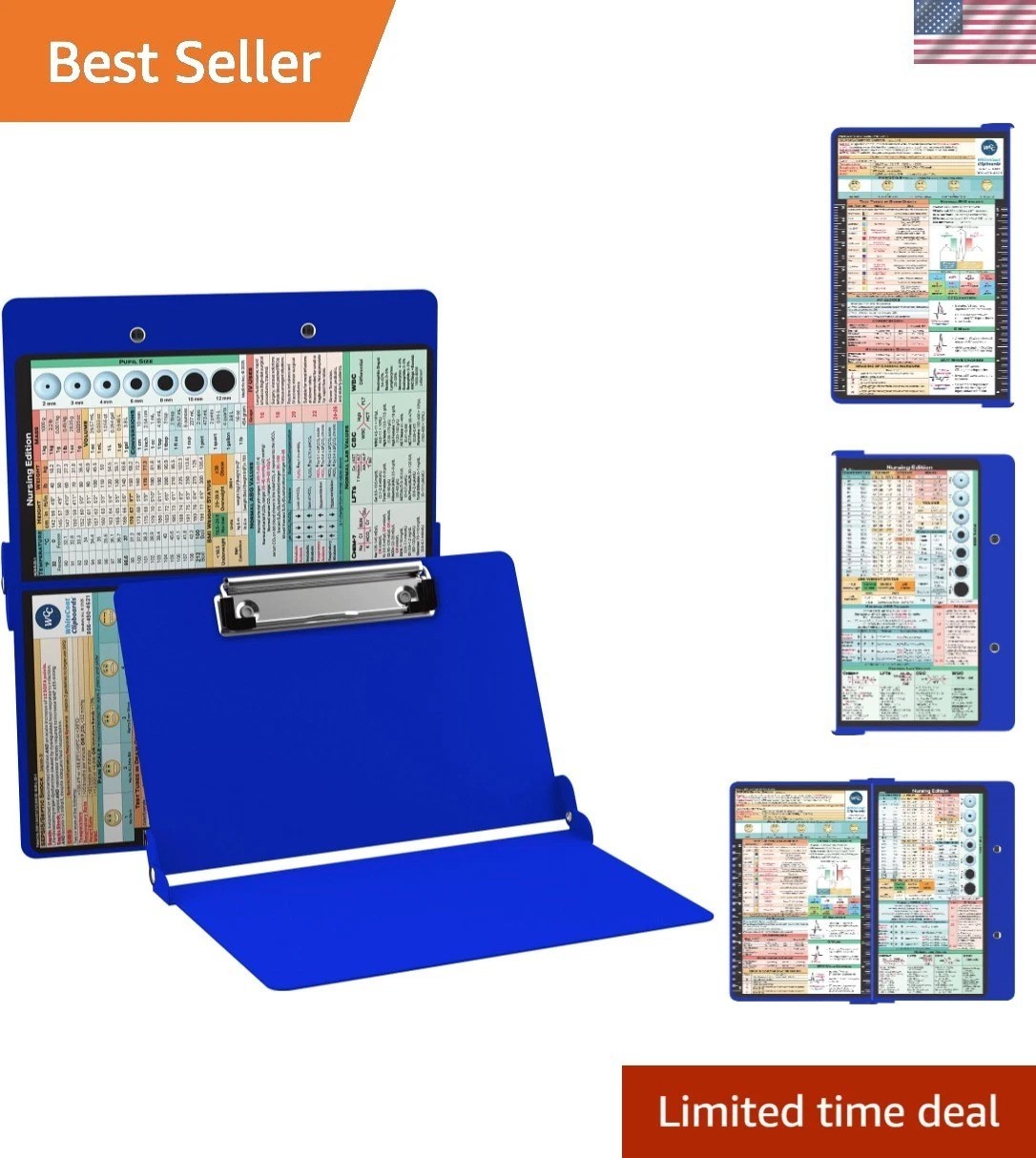 Whitecoat Clipboard Blue Nursing Edition