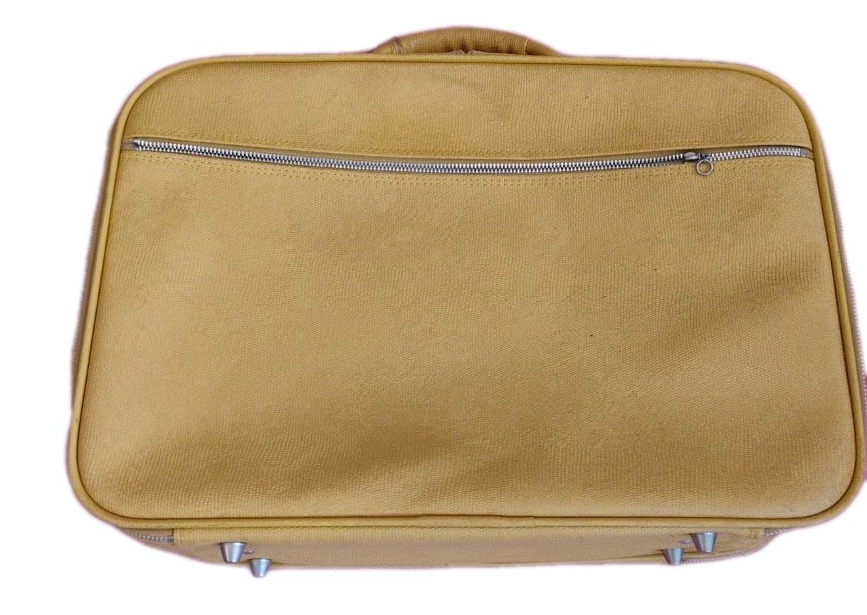 Vintage Samsonite Silhouette Mustard Yellow Suitcase - Great Condition