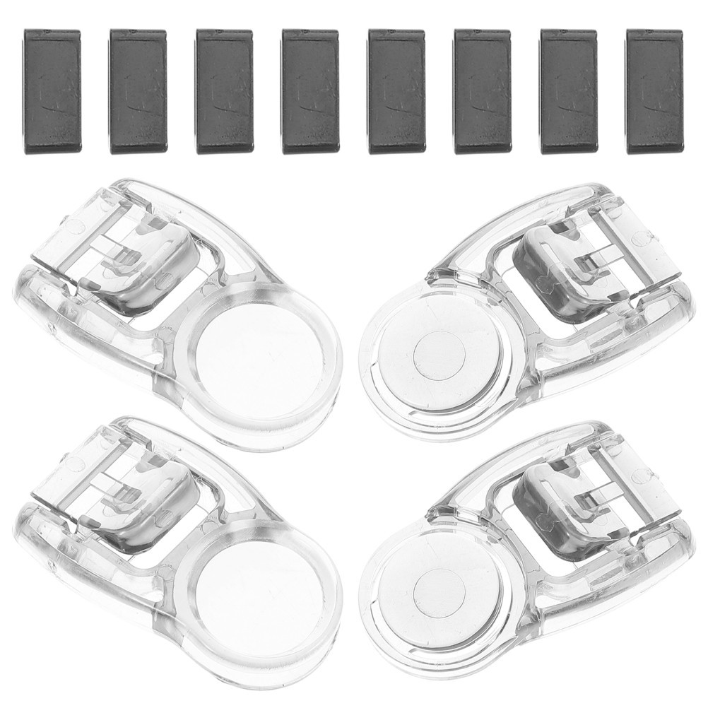  4 Pcs Goggles Strap Button Buckles Swim Fastener Swimming Adjuster