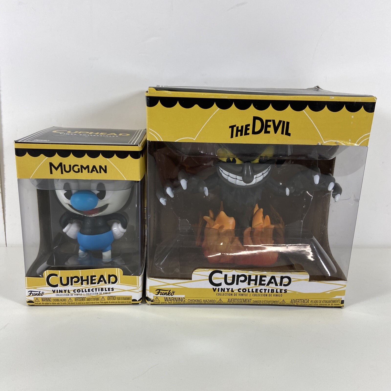 Funko Pop Cuphead Mugman & The Devil Vinyl 6" Collectible Figures