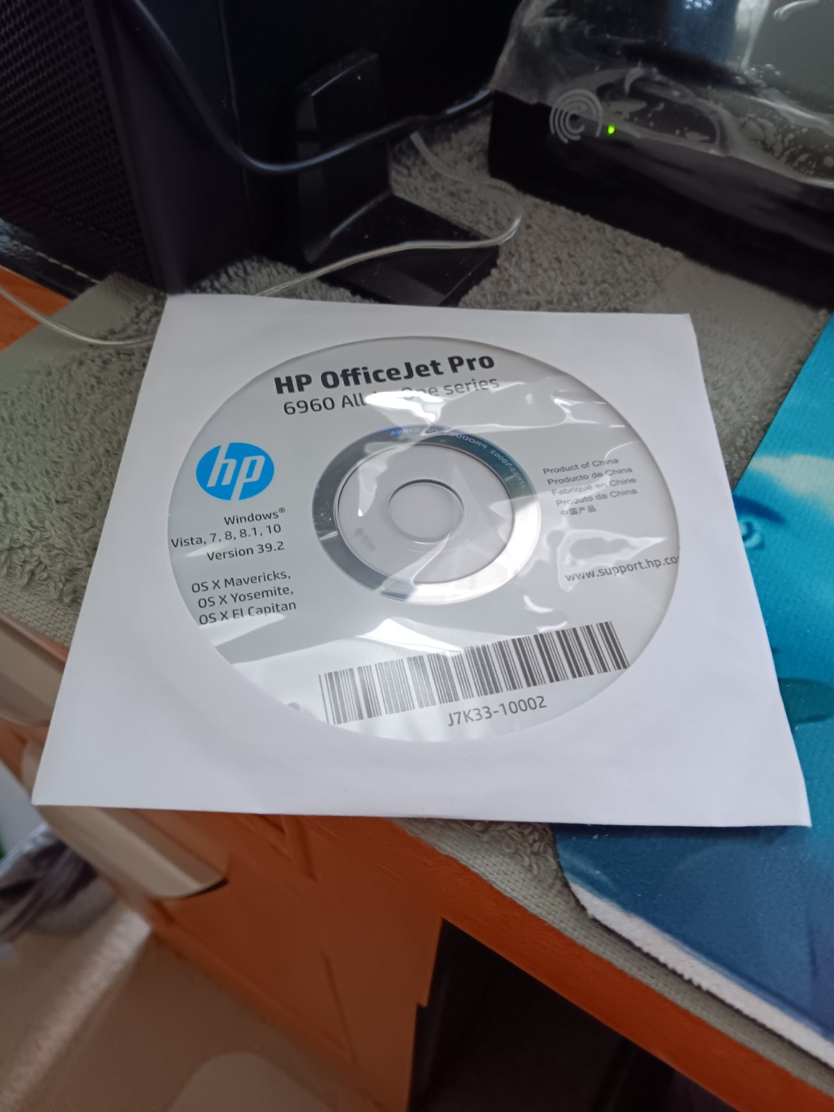 HP OfficeJet Pro 6960 All-in-One Printer Drivers Install CD-ROM (2016) Win/Mac