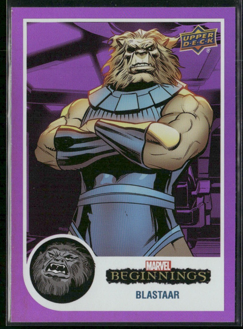 2022 Upper Deck Marvel Beginnings Violet Rainbow #41 - Blastaar