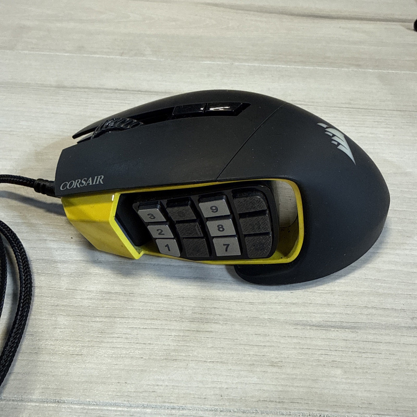 Corsair Scimitar RGB Elite Wired MOBA/MMO Gaming Mouse 17 Programmable Buttons