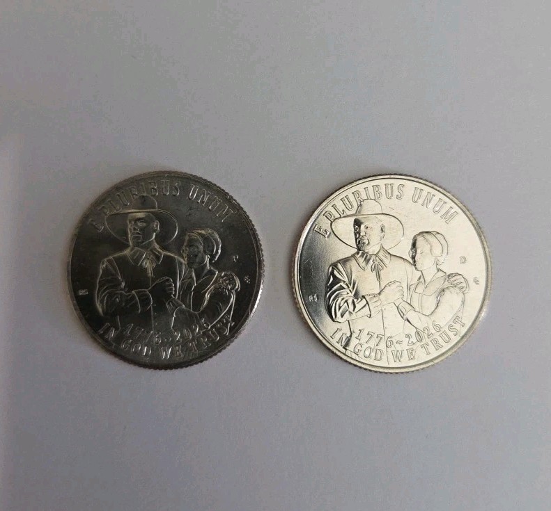 2026 SEMI QUINCENTENIAL MAYFLOWER QUARTERS P AND D SET. Two Quarters 