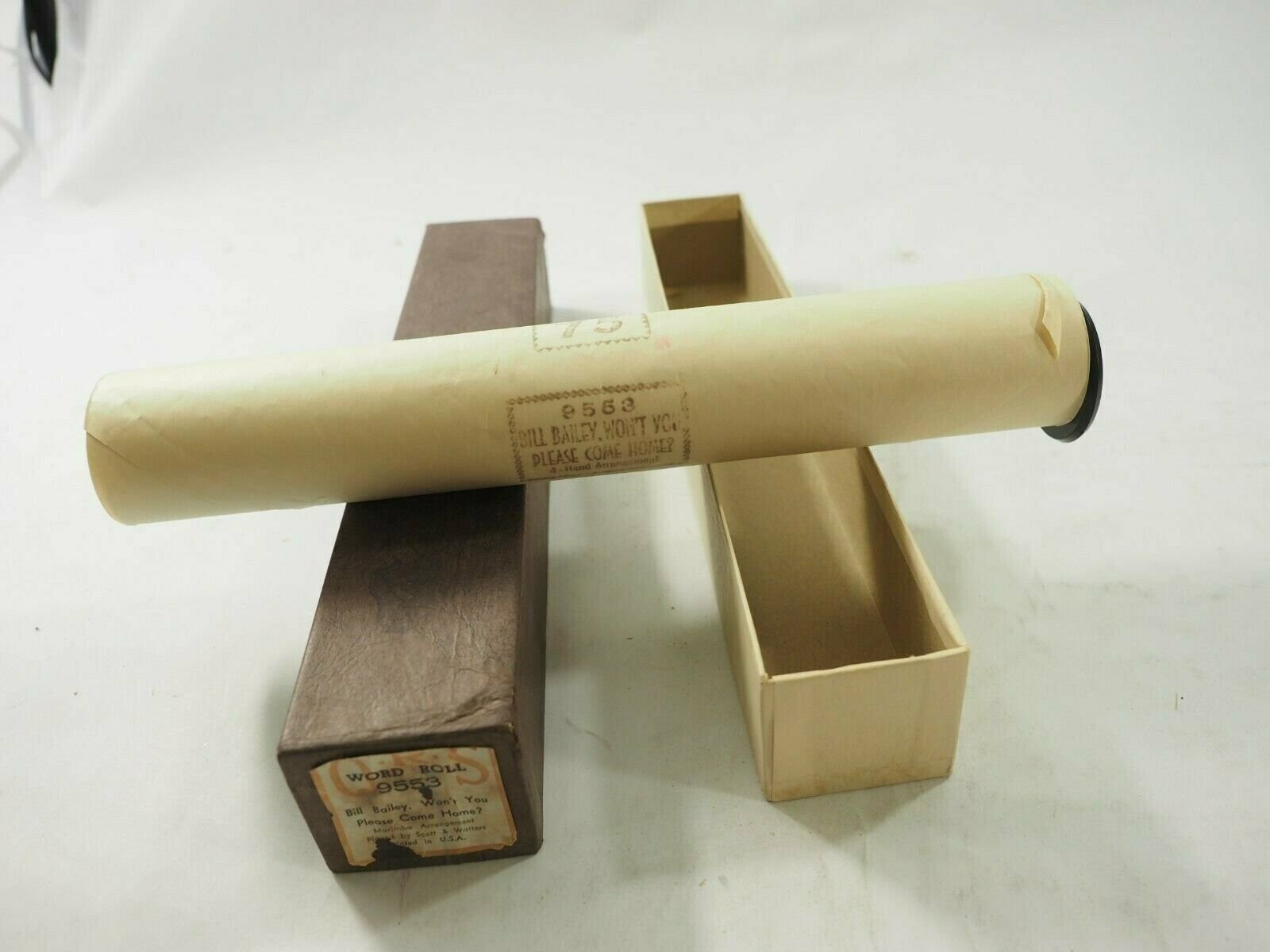 Bill Bailey wont you Please Come Home Q.R.S.Piano Roll 9553