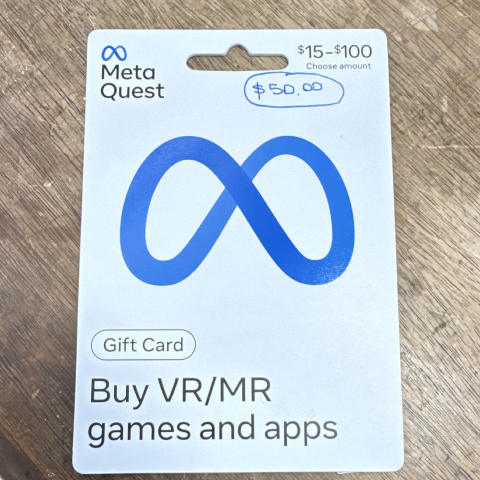 Meta Quest $50 Gift Card for VR/MR Games and Apps