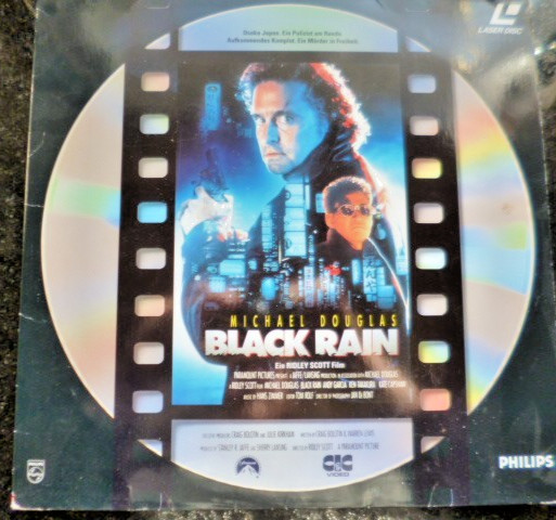 Black Rain (LaserDisc) PAL version, like new, original packaging