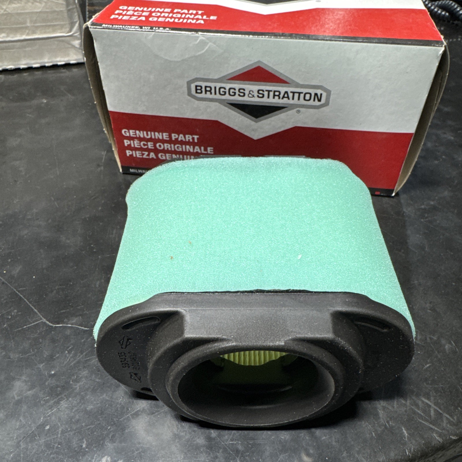 Genuine Briggs & Stratton 792105 Air Cleaner Filter, OEM Briggs, Free Ship