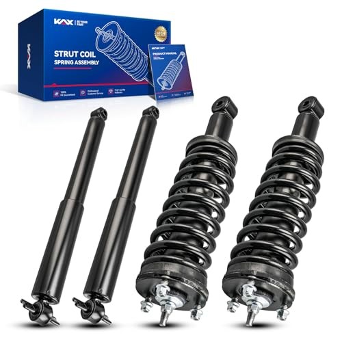 KAX Complete 4 Piece Front and Rear Strut Assembly Kit for 2004-2012 Chevrolet