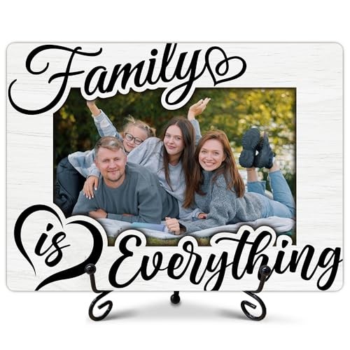 Family Picture Frame, Family is Everything Photo Frame, Thank You white-1