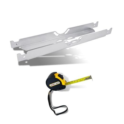 2 Pack Toe Alignment Tool Plates with Measuring Tape, Wheel Alignment Tool Kit 