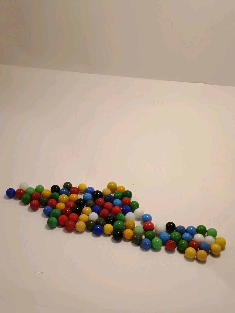 Lot Of 91 Marbles Various Solid Colors