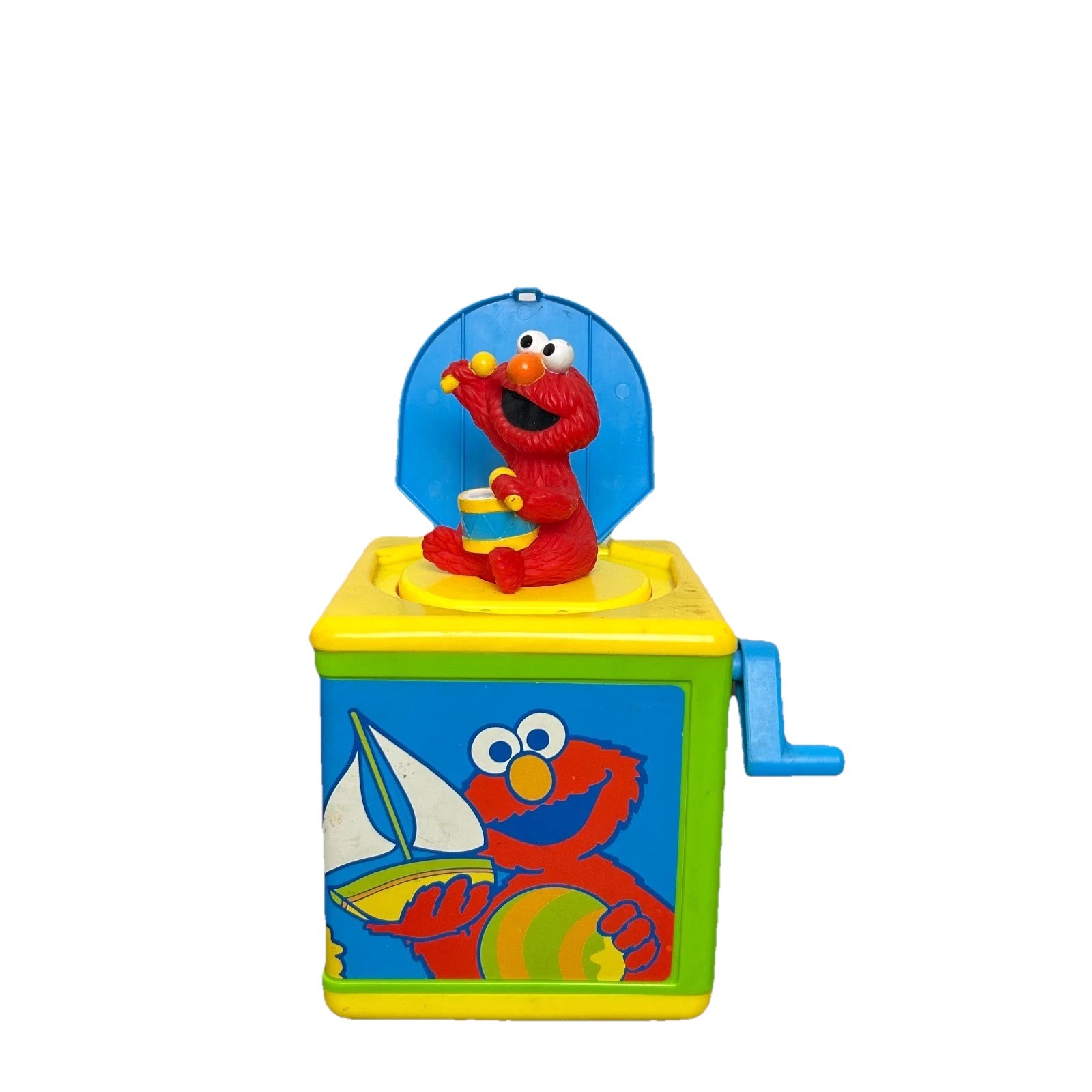 Rare Vintage Sesame Street Elmo Music Jack in the Box 1994