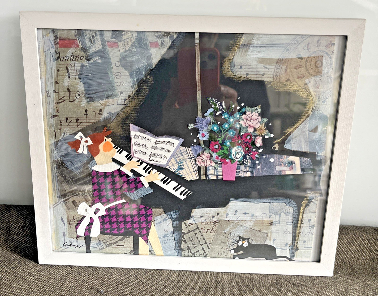 Claudette Castonguay • Quebec Canada • Mixed Media Collage