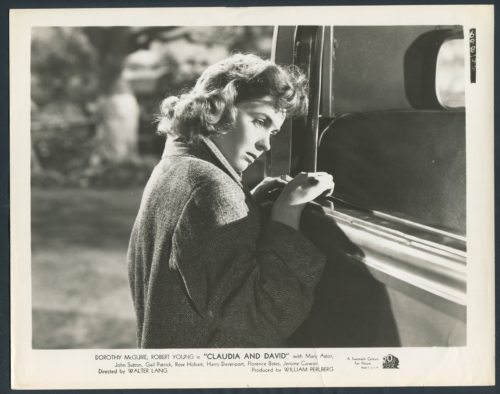 DOROTHY McGUIRE in Claudia And David '46 WOW
