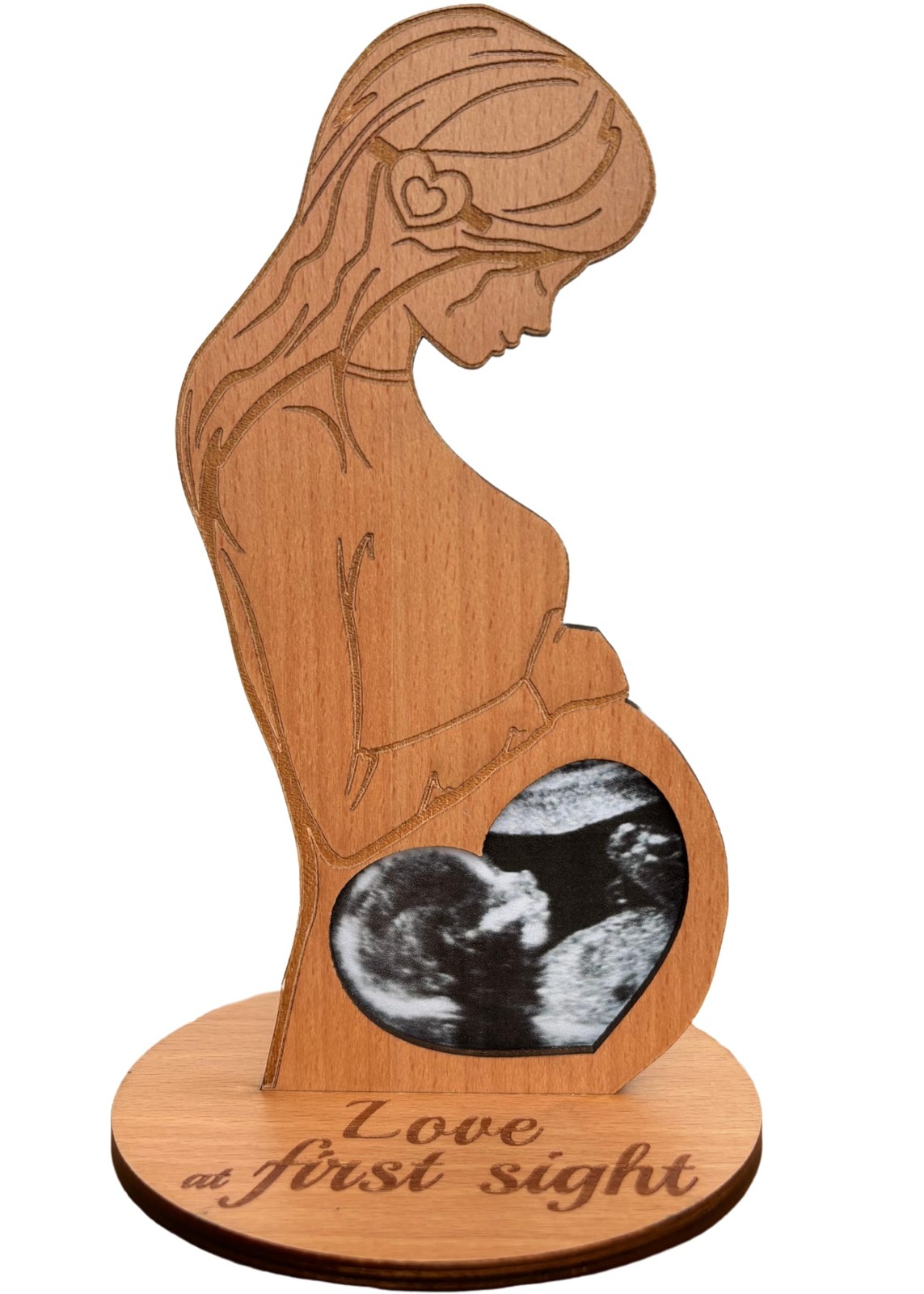 Baby Ultrasound Photo Frame - Sonogram Frame Gift for Pregnant Women | Pregna...