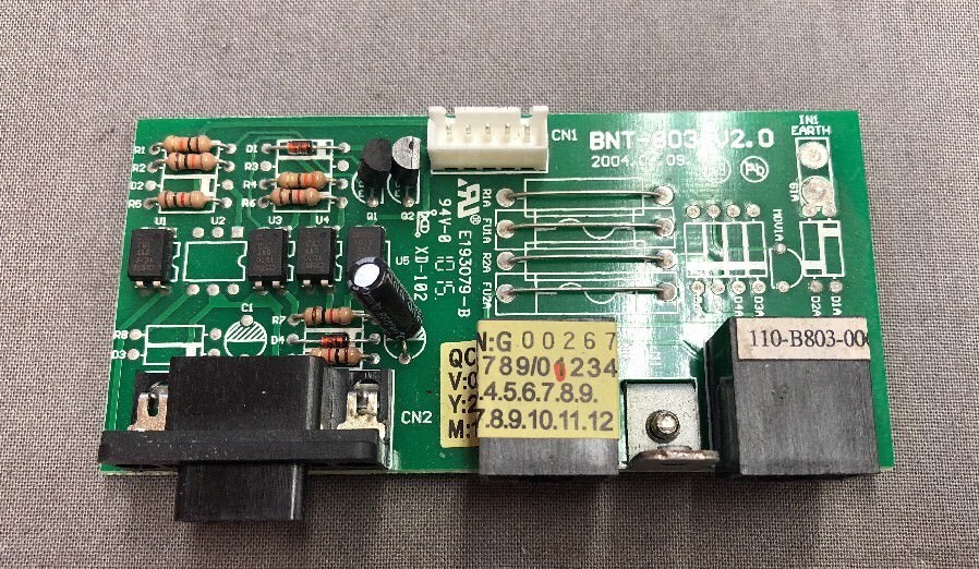 OPTI-UPS ES1000C-RM back ethernet serial ports' circuit board BNT-803 VER 2.0