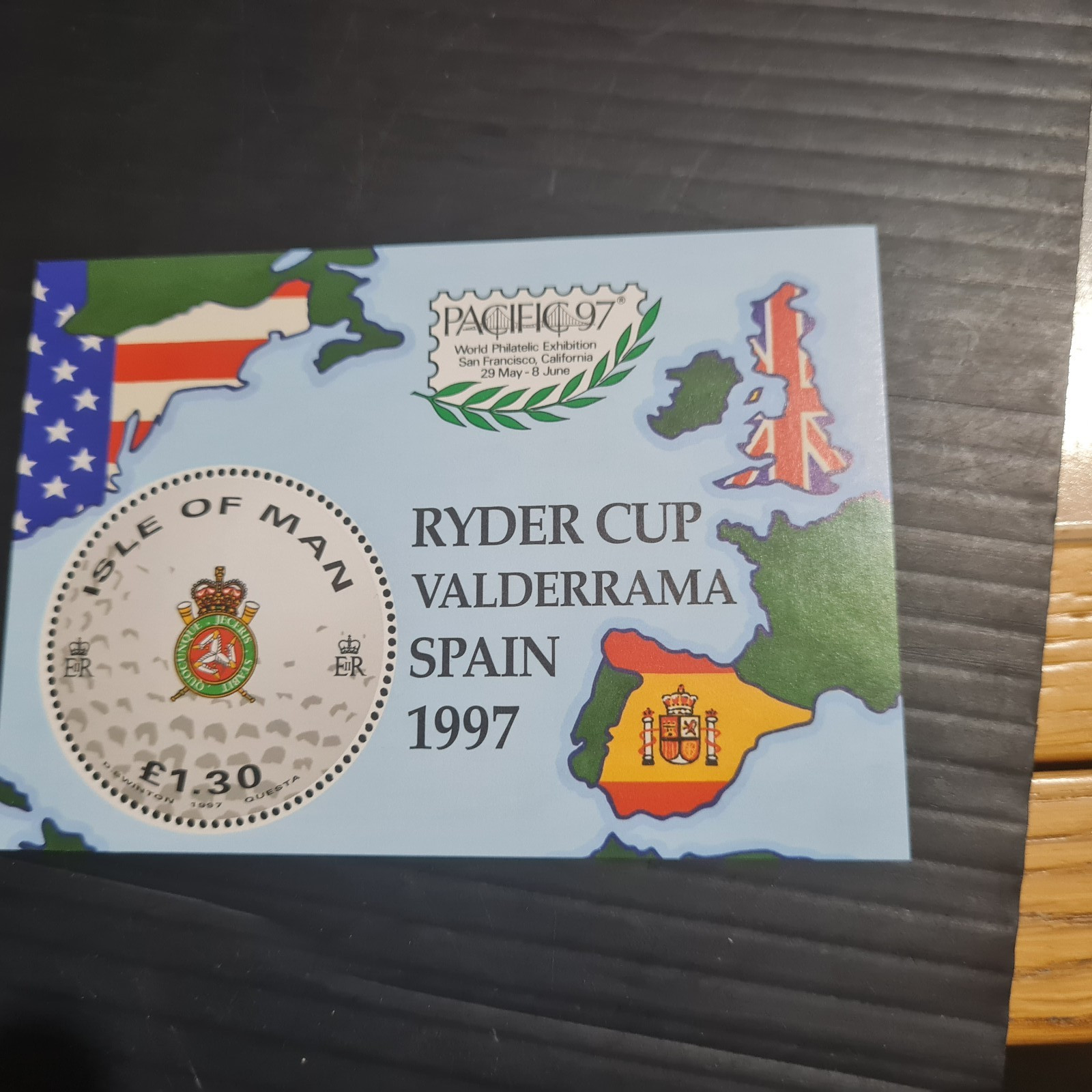 ISLE OF MAN 1998 SG MS759 GOLF MNH