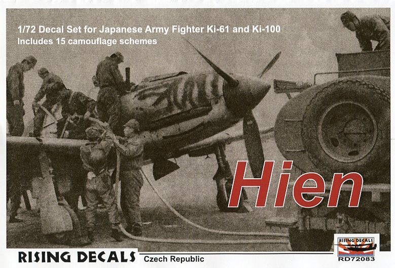 1/72 Rising Decal Ki-61-I Feiyan Type I/Ki-100 Type 5 Battle