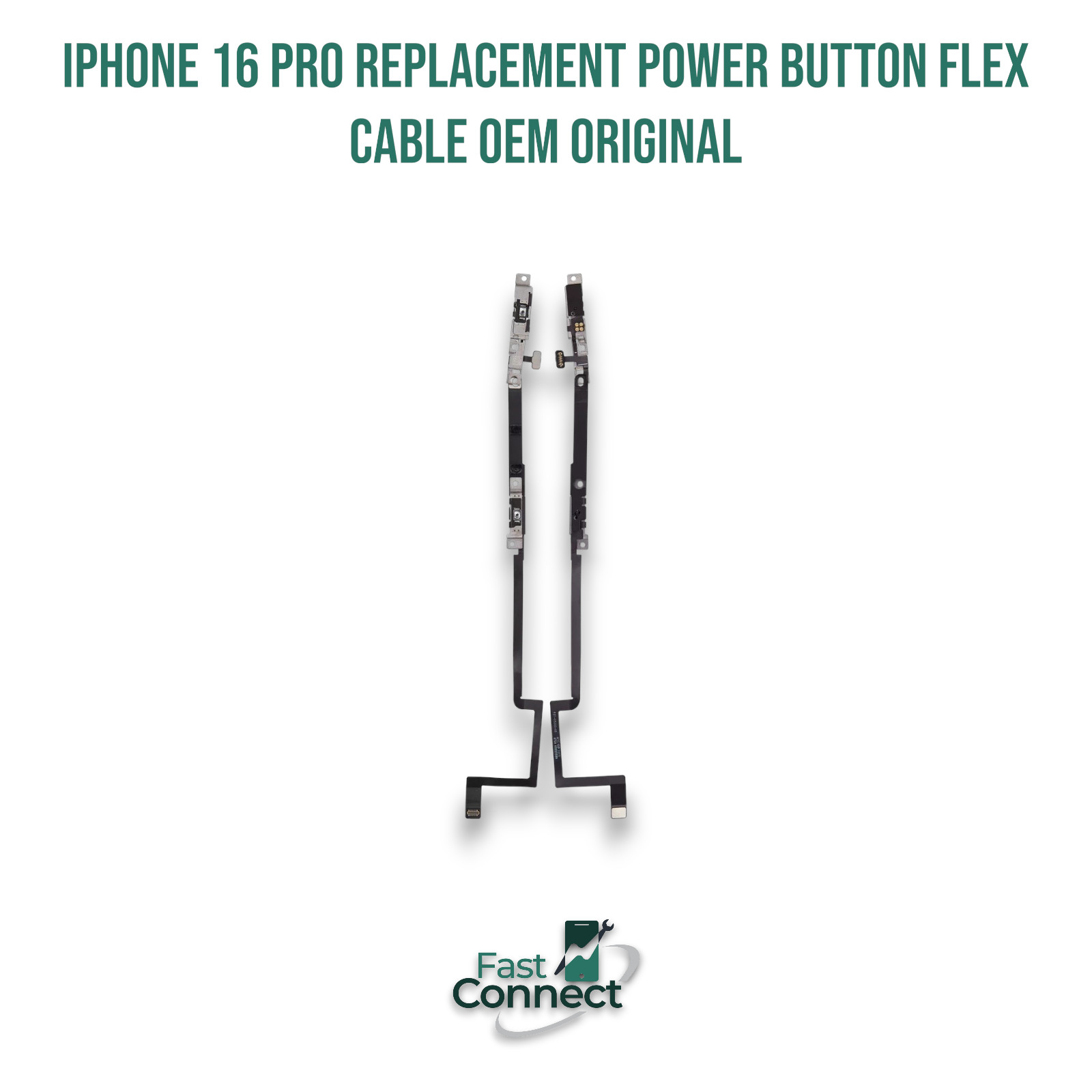 iPhone 16 Pro Replacement Power Button Flex Cable OEM original Pulled up tested