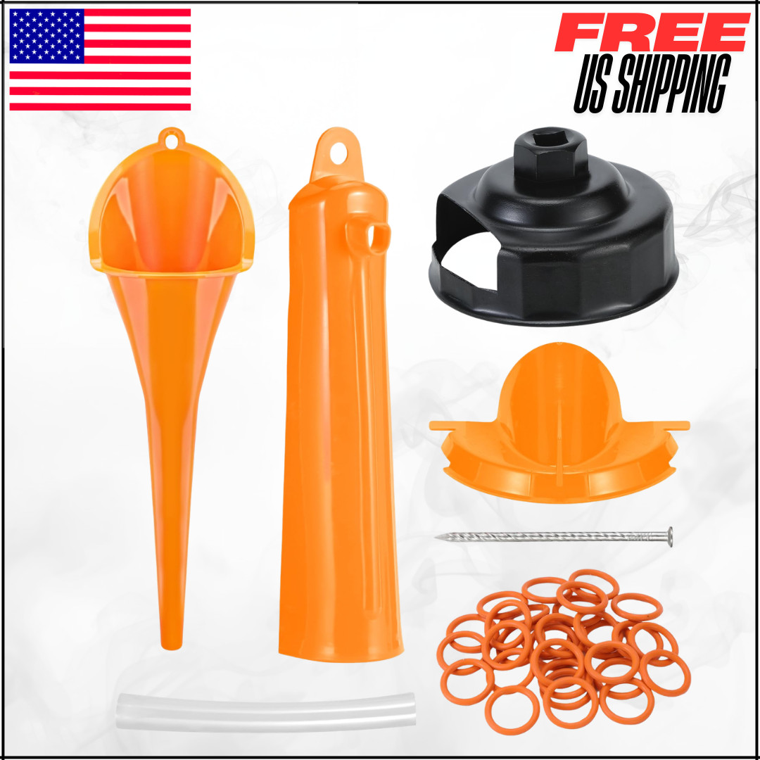 Oil Change Kit For Harley-Davidson Motorcycle W/ Filter Cap Wrench Tools 30PC