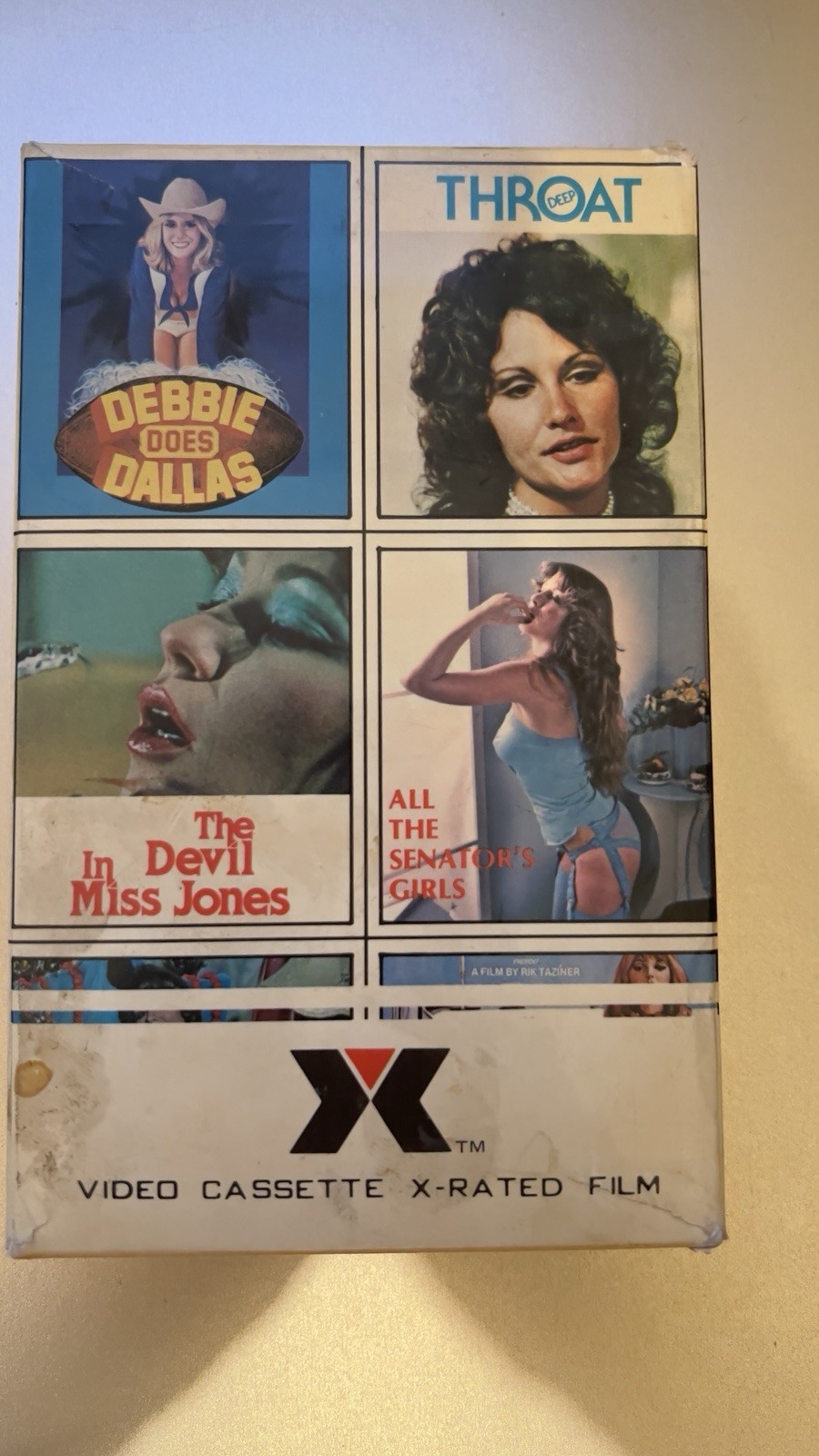 Vintage Betamax Debbie Does Dallas Deep Throat VCX Preview tape Beta