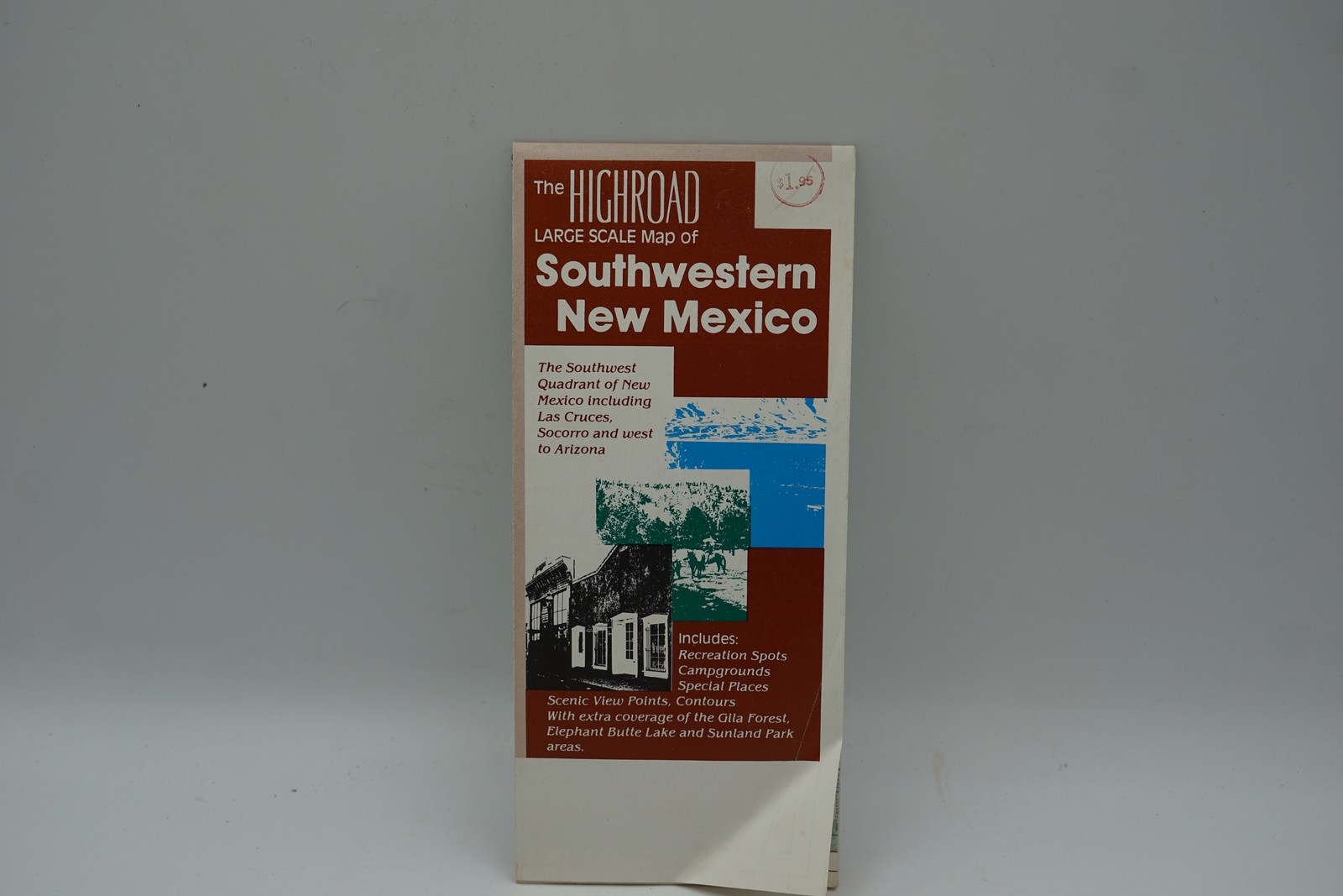 The Highroad Large Scale Map of Southwestern New Mexico Las Cruces Gila Forest