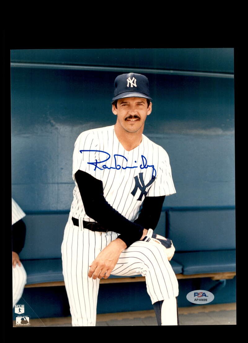 Ron Guidry PSA DNA Signed 8x10 Photo Autograph Yankees