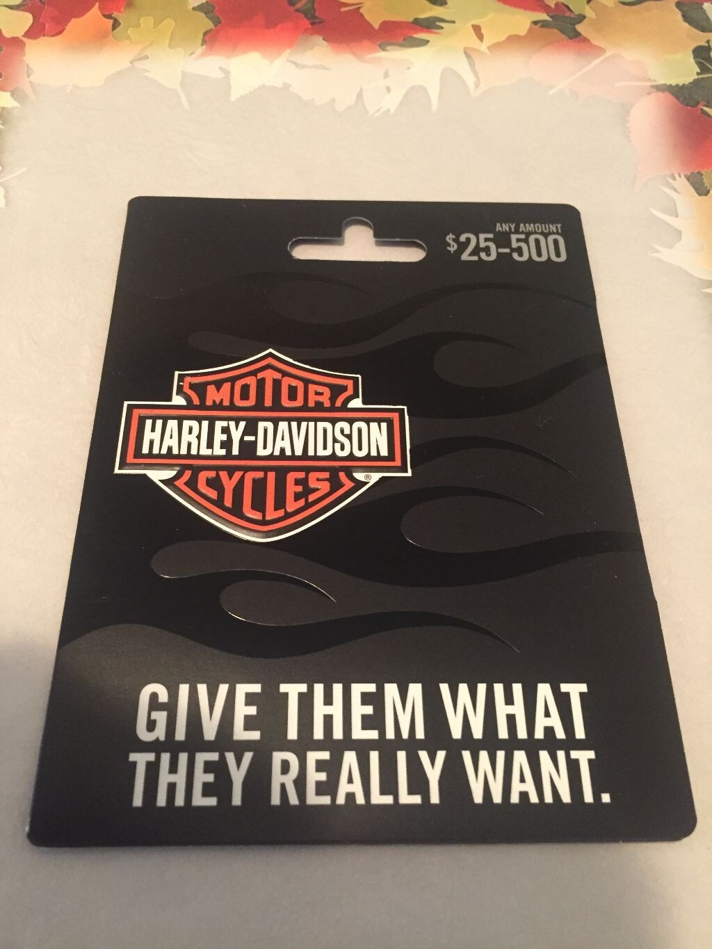 HARLEY-DAVIDSON Classic Logo ( 2018 ) Sealed Gift Card ( $0 - Collectible Only )