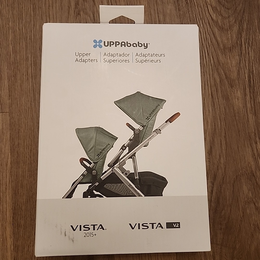 UPPAbaby VISTA UPPER StrollerAdapters for VISTA 2015+  later New Sealed Black