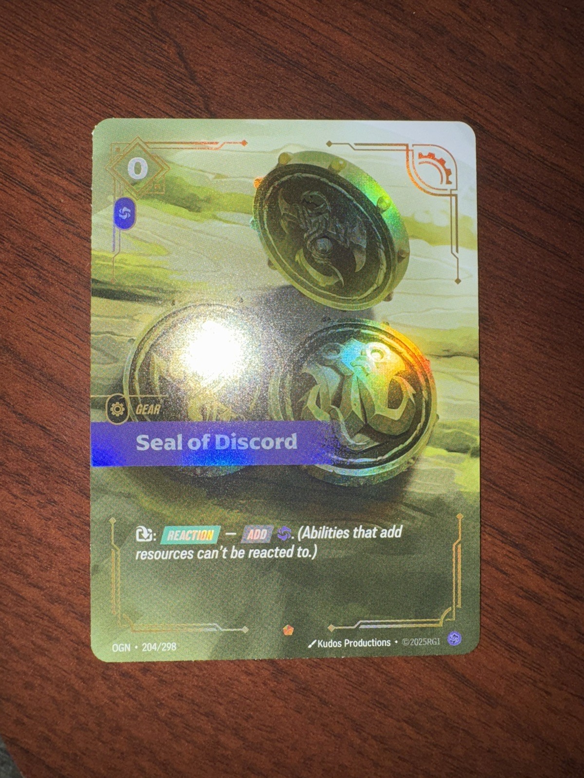 Seal Of Discord - Origins - Riftbound NM English - 204/298 