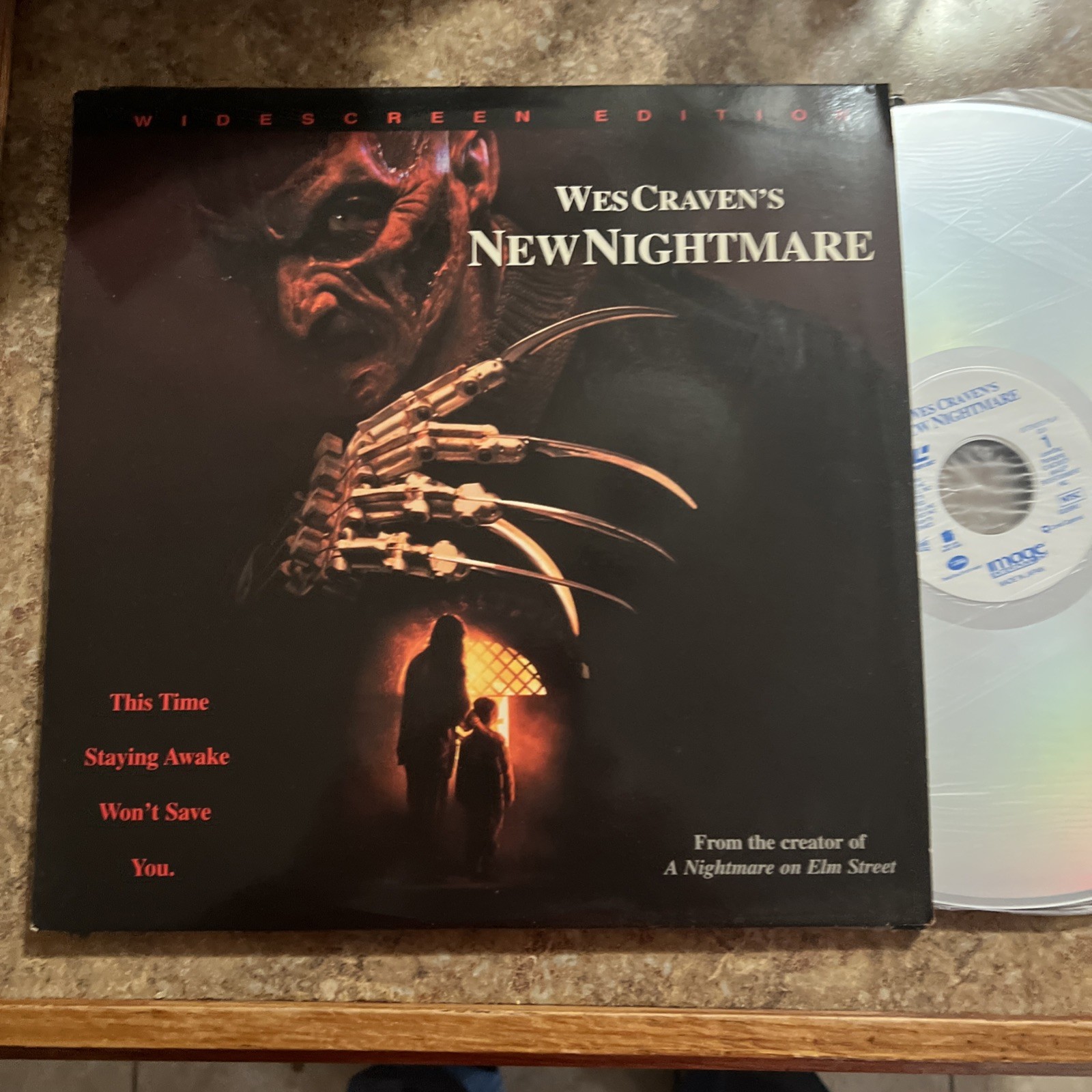 Wes Craven's New Nightmare Widescreen LaserDisc Horror Robert Englund 1994