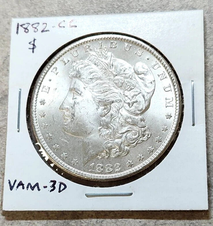 1882 CC BU UNCIRCULATED MORGAN SILVER DOLLAR AUTHENTIC U.S. MINT KEY DATE