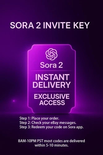 Sora 2 Open Ai Invite Code - 24/7 ONE MINUTE DELIVERY QUICKEST GUARANTEED CODES
