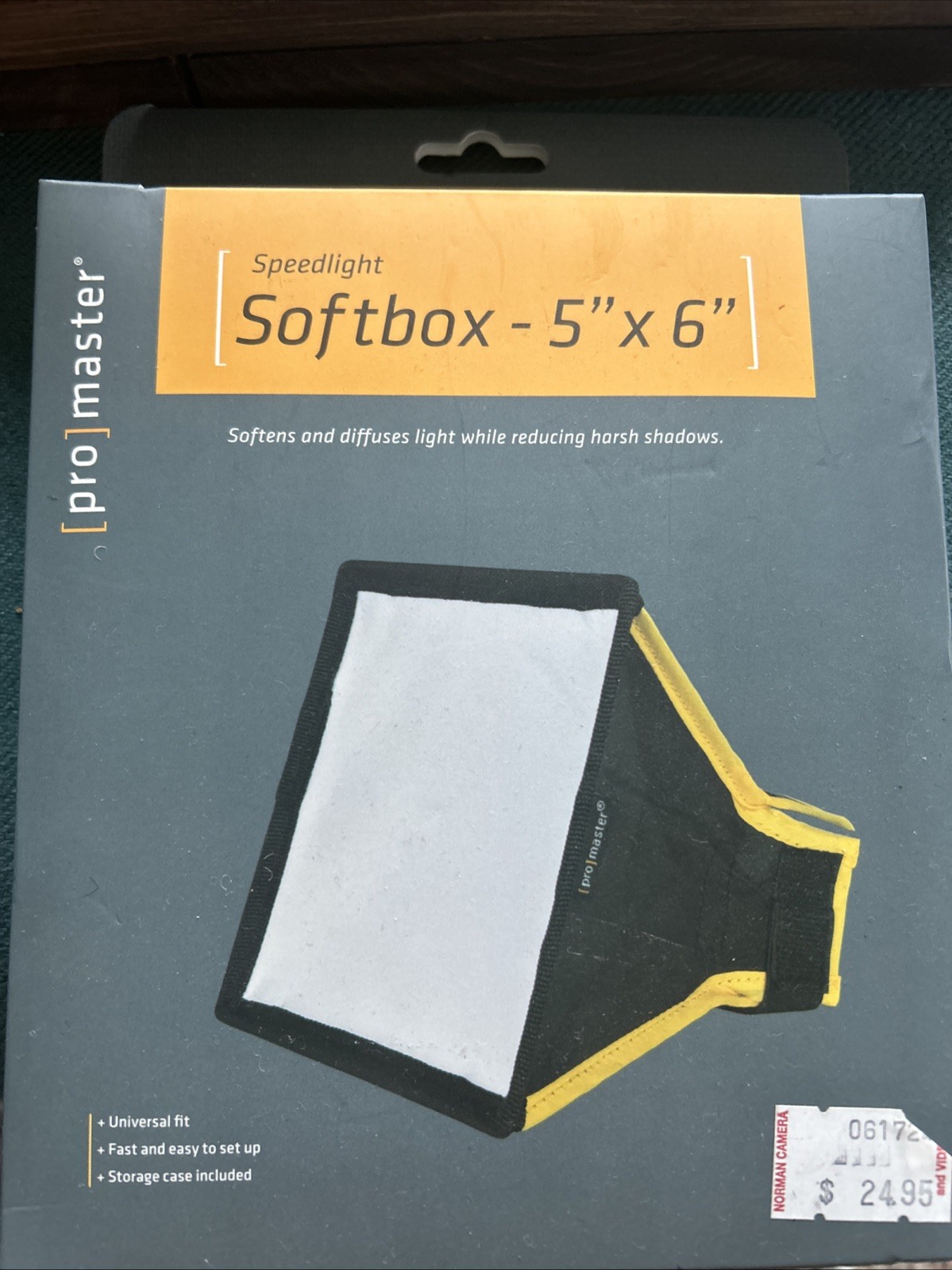 Speed light Softbox 5”x6” 