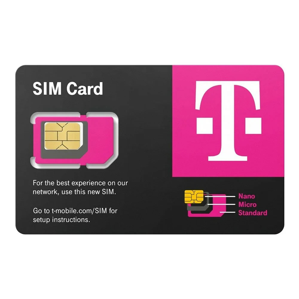 T-Mobile Pre-paid, Pre-Loaded, Activated sim card 5G