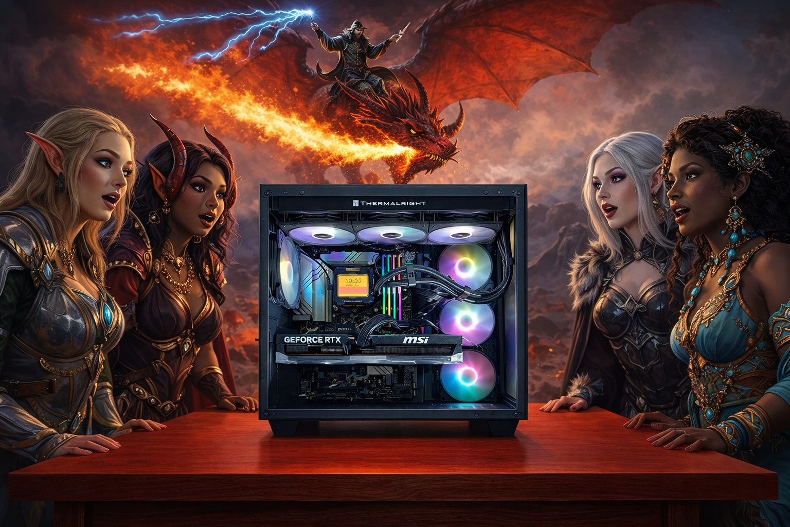 i9 14900k - Gaming PC - NVIDIA RTX 5090 - 64GB DDR5 - 4TB SSD GEN 4+WiFi 7!