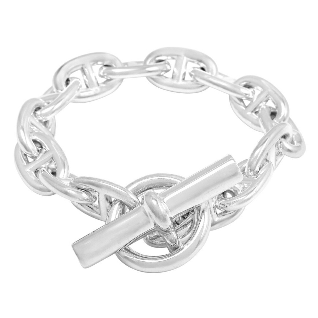 Hermes Sheine Dunk Mm 14 Frames SV925 Bracelet Used YUKI-0