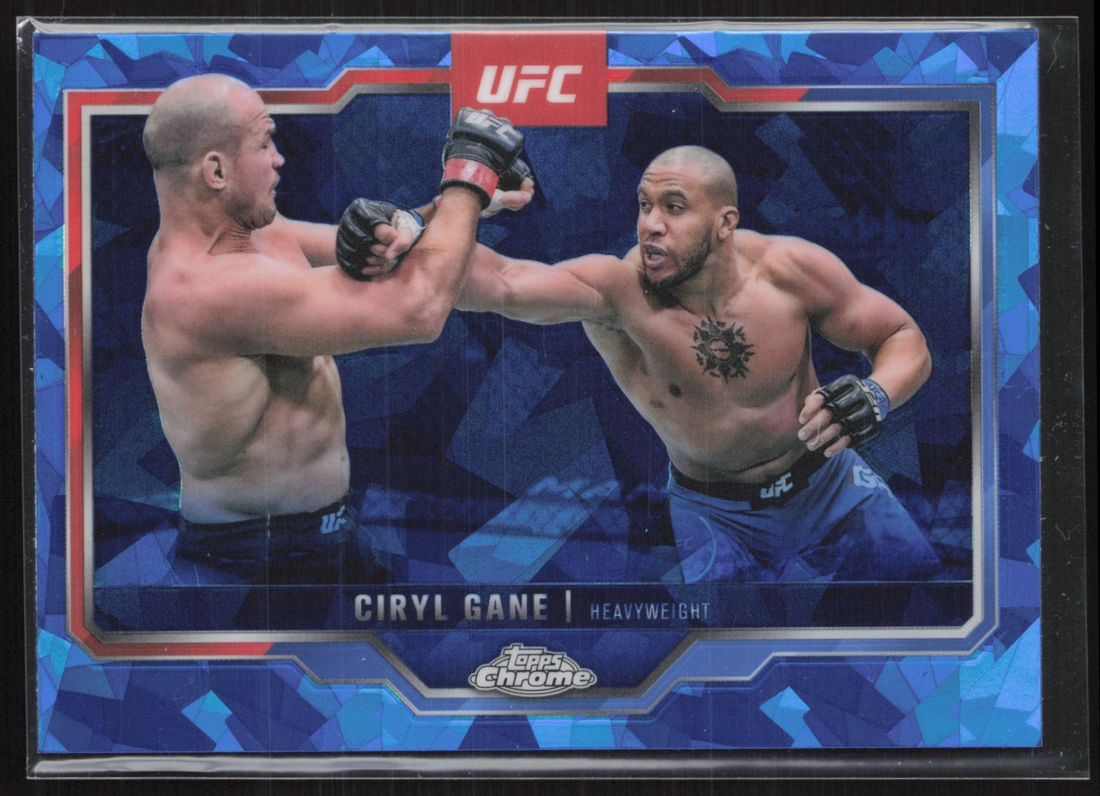 2025 Topps UFC Chrome Sapphire Ciryl Gane #33