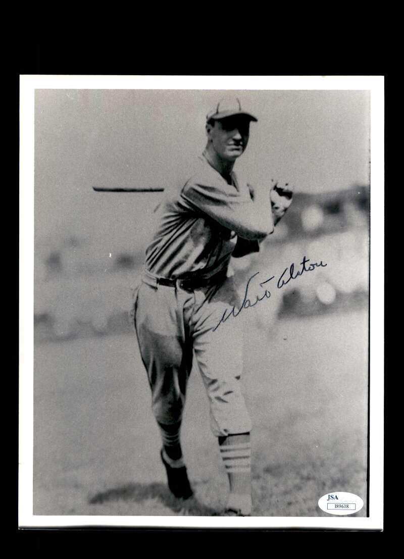 Walter Alston JSA Coa Signed  8x10 Photo Autograph