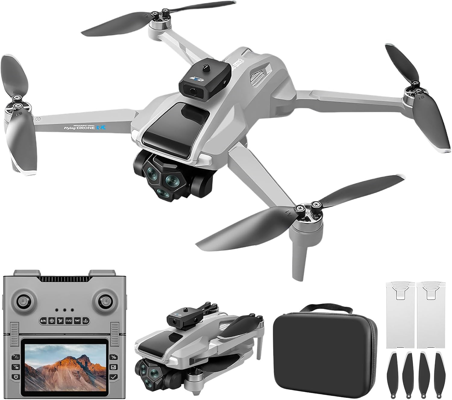 5G GPS Drones with Camera for Adults 4K Professional, Drones with 4.5-Inch HD Sc