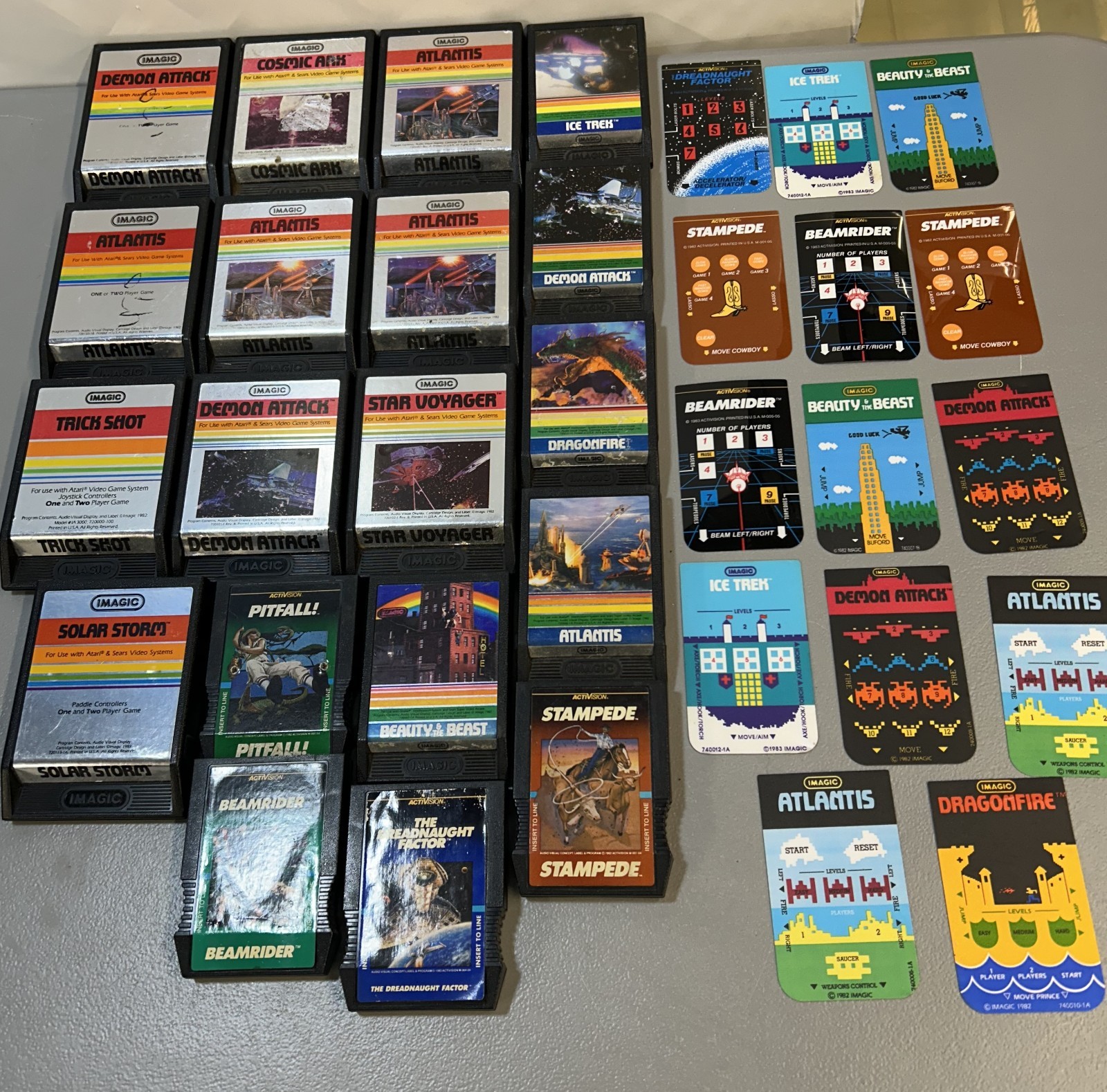 Large Lot of 20 Vintage iMagic  Video Games