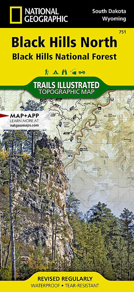 Black Hills National Forest Northeast: Map #751